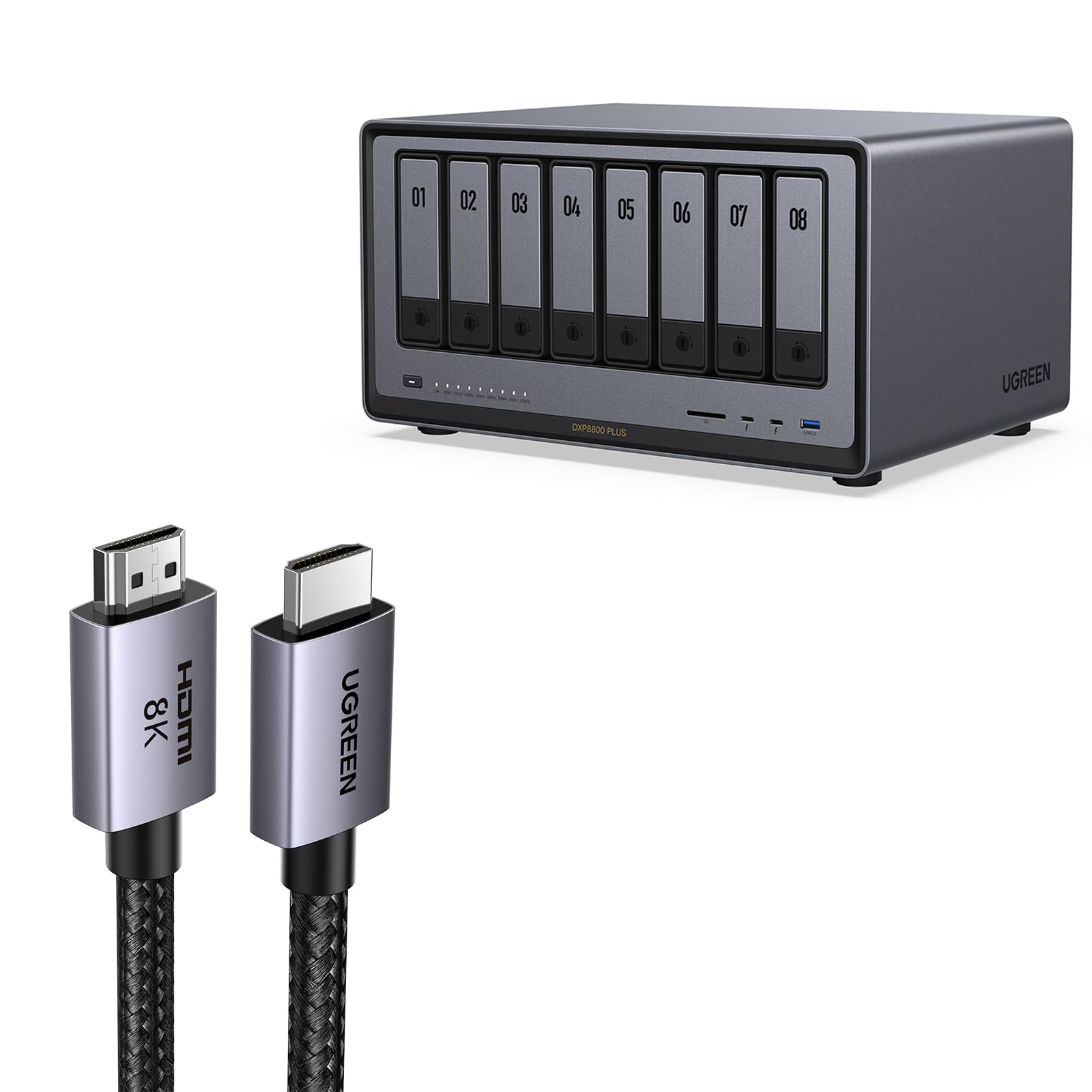 Amazon.com: UGREEN NASync DXP8800 8-Bay Desktop NAS,Network